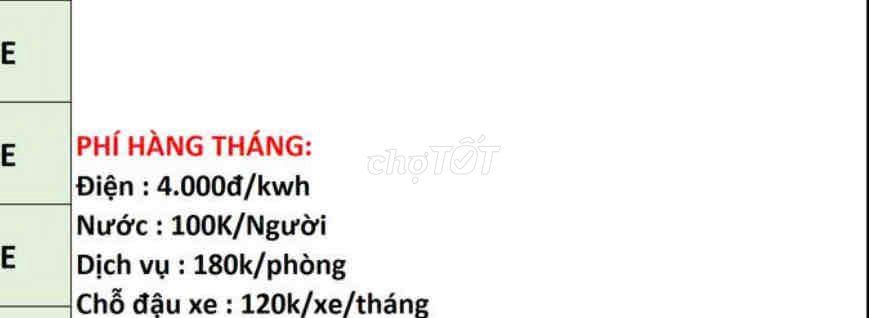 phòng trọ gần dh văn hiến, hvhk, cd phạm ngọc thạch, lý tự trọng