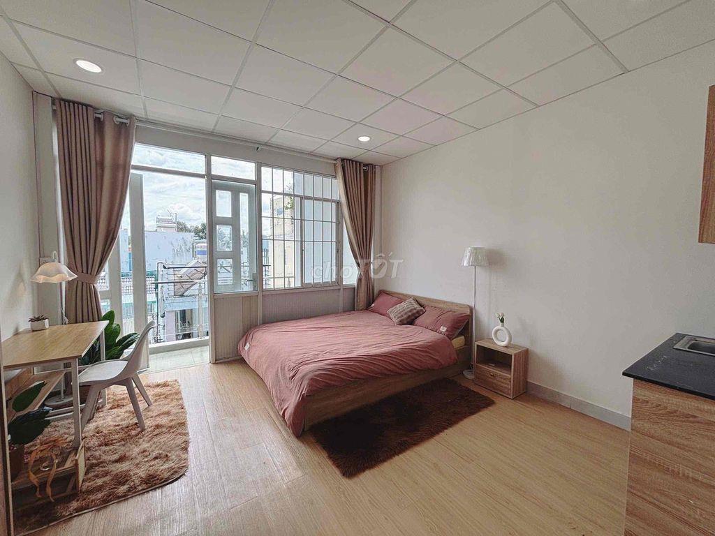 🔥Căn Hộ studio ban công ngay EMart Phan Văn Trị gần Đh Văn Lang