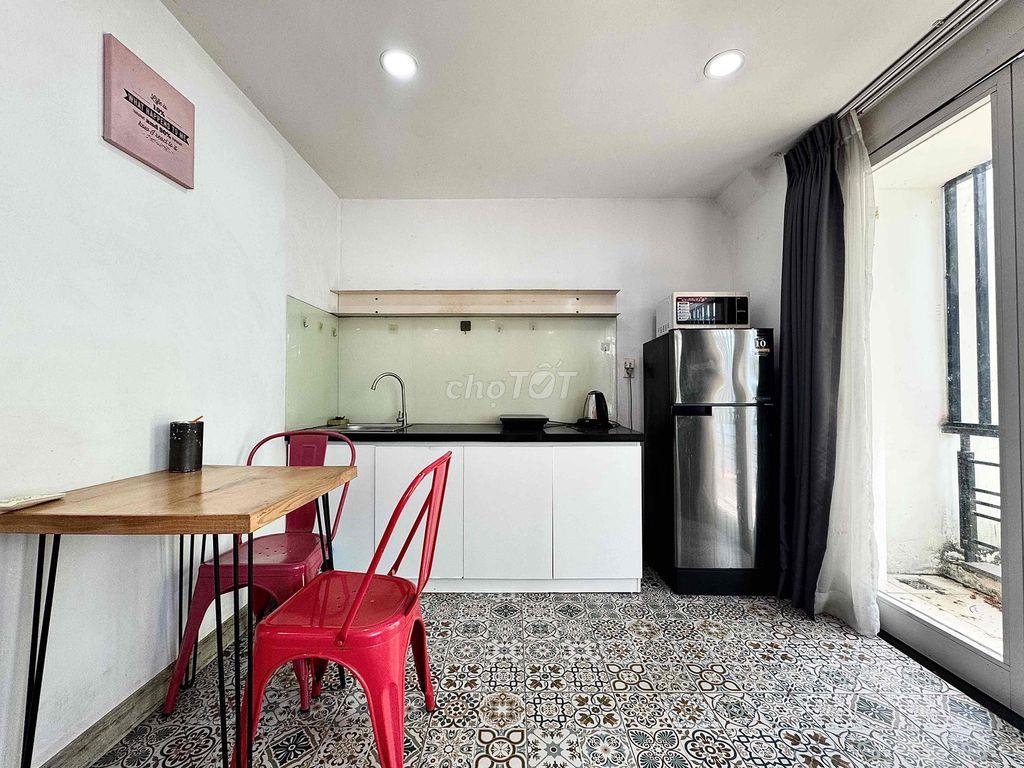 🏠Căn Hộ Studio - Phong Cách Nhật Bản - Ban Công Lớn - Full Nội Thất
