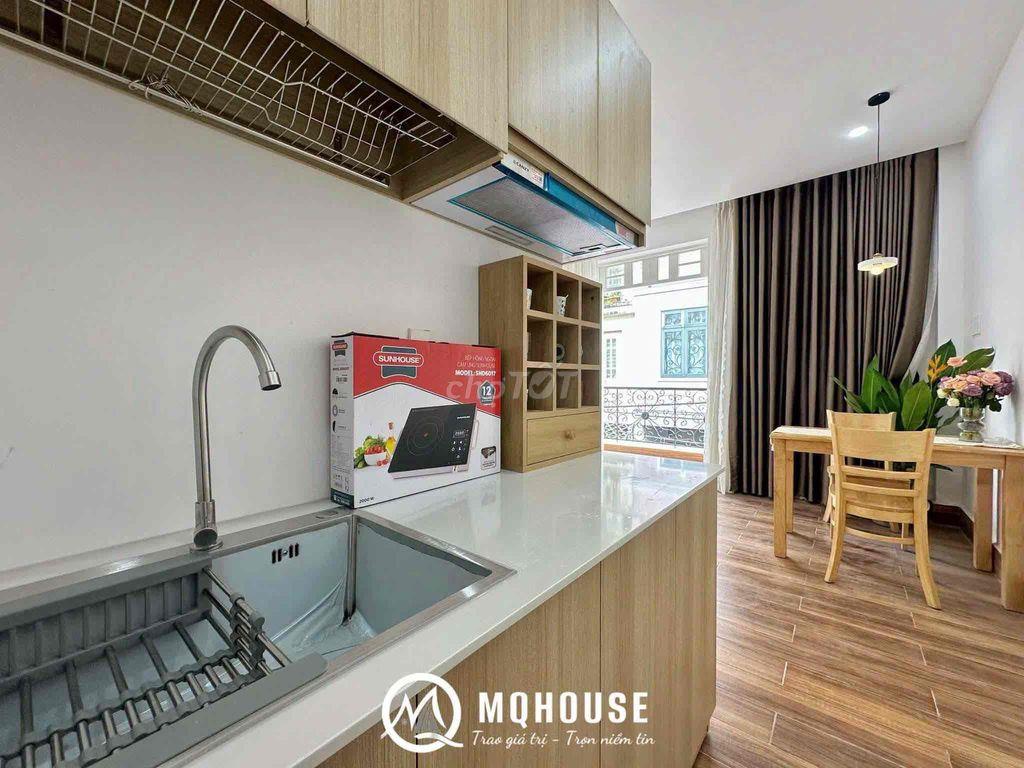 CHO THUÊ STUDIO MỚI - NGAY QUẬN 1 - FULL NỘI THẤT - BANCOL - T10/2026