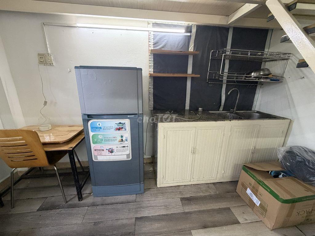 Studio Có Gác 28m² – Full NT – Gần Quận 1