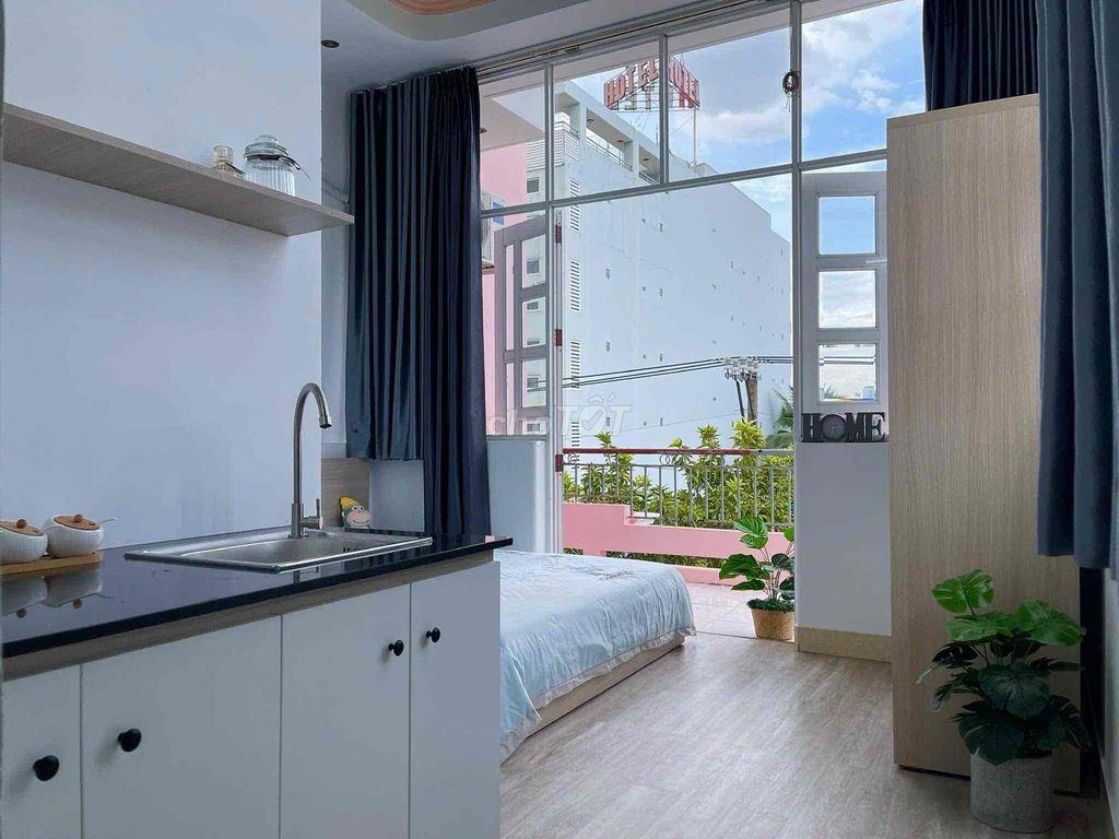 TRỐNG SẴN STUDIO FULL NỘI THẤT CÓ BANCOL