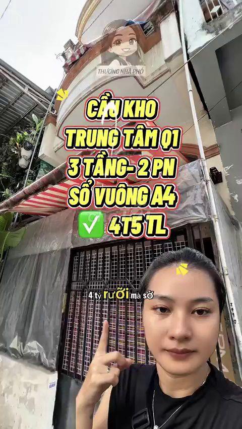 Bán Nhà Riêng 3 Tầng Cầu Kho Quận 1 - Giá 4.5 Tỷ