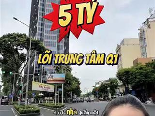 Bán Nhà Trung Tâm Quận 1, 1 Trệt 3 Lầu - Giá 5.5 Tỷ