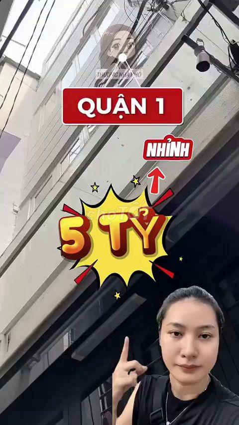 Bán Nhà Phố Quận 1 Trần Hưng Đạo 3PN Dòng Tiền 15tr/tháng