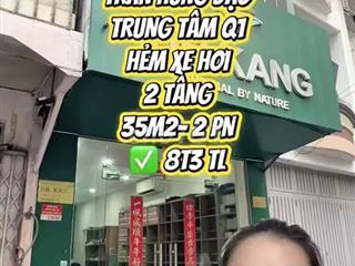Bán nhà hẻm xe hơi Trần Hưng Đạo Q1, 35m2, 8.5 Tỷ