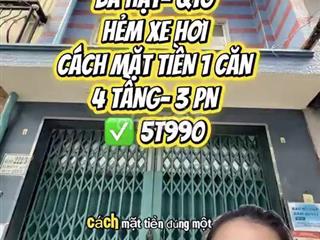 Bán nhà hẻm xe hơi Bà Hạt Q10, 4 tầng, 5.99 tỷ