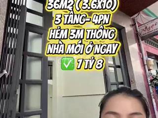 Bán Nhà Lê Hồng Phong Q10 36m2 4PN - 7.8 Tỷ