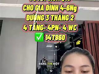 Bán Nhà Phố 4 Tầng Quận 10 Full Nội Thất Giá 14.86 Tỷ