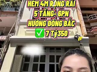 Bán Nhà Phố 5 Tầng, 6PN Quận 5 - 7.35 Tỷ