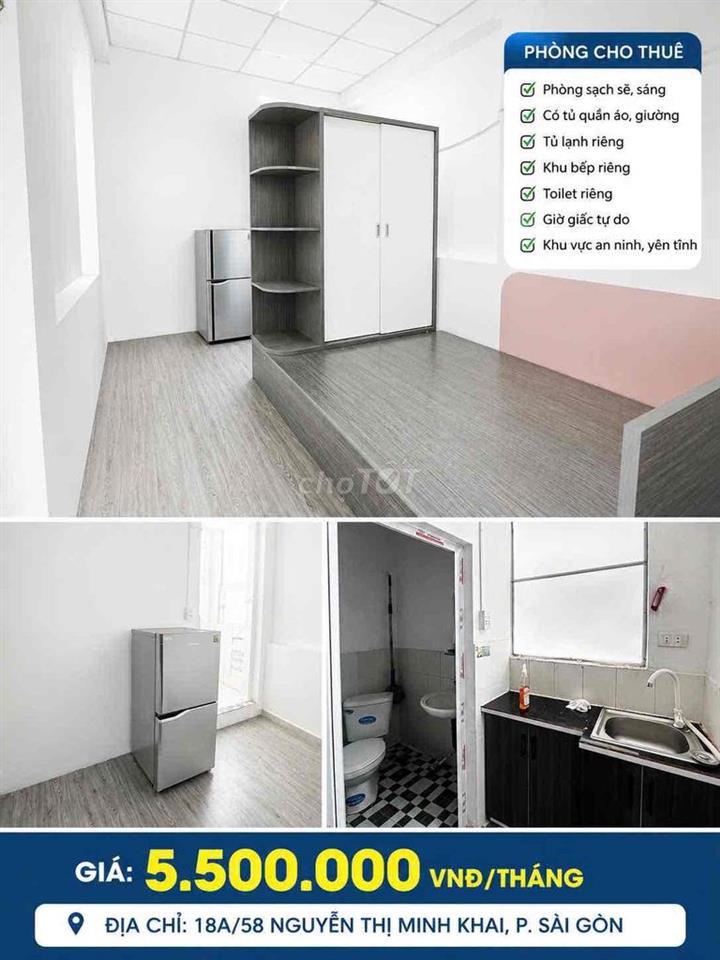 TRỐNG SẴN CĂN STUDIO CỬA SỔ TRỜI THOÁNG TRUNG TÂM Q1 - THẢO CẦM VIÊN