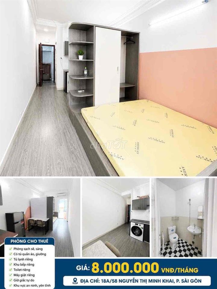 TRỐNG SẴN CĂN STUDIO CỬA SỔ TRỜI THOÁNG TRUNG TÂM Q1 - THẢO CẦM VIÊN