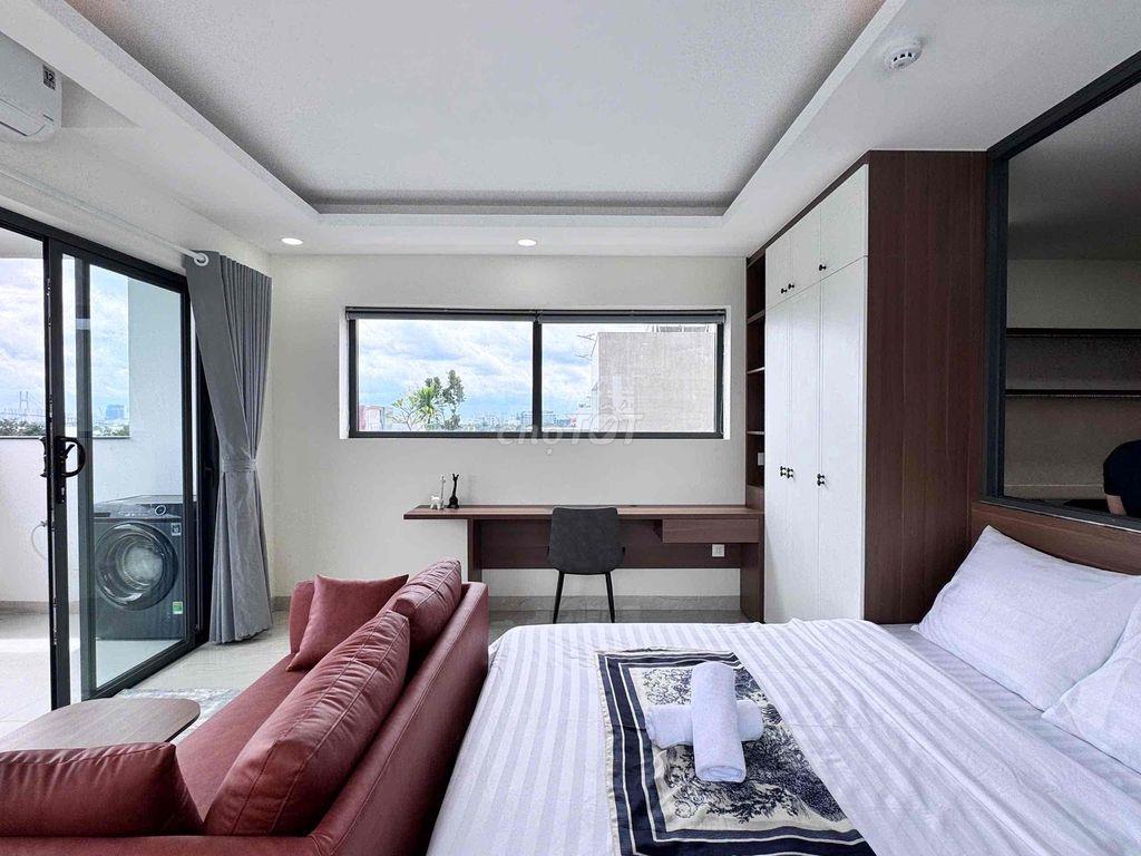 Căn Hộ Full Nội Thất 1PN Ban Công Quận 3 Gần Hồ Con Rùa, Chợ Bến Thành