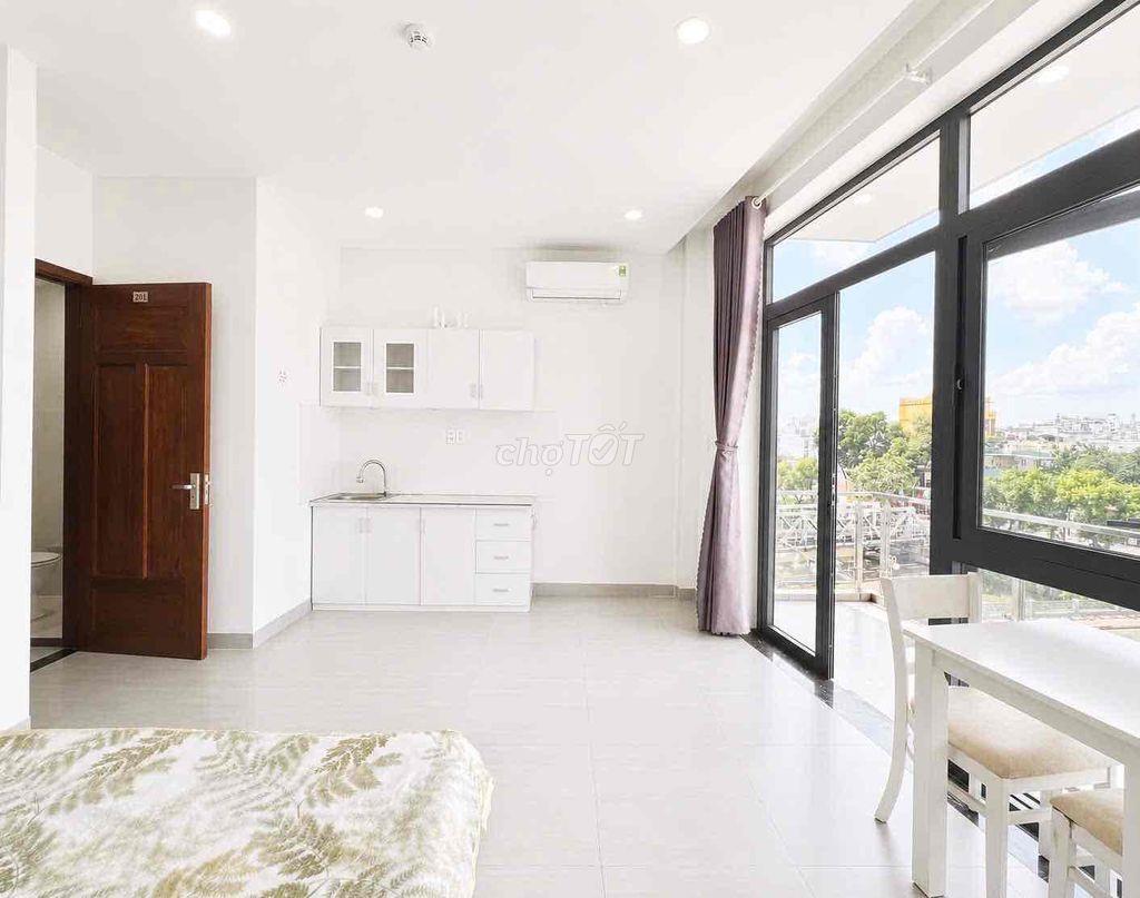 CHO THUÊ CĂN HỘ STUDIO BAN CÔNG VIEW SÔNG CỰC RỘNG