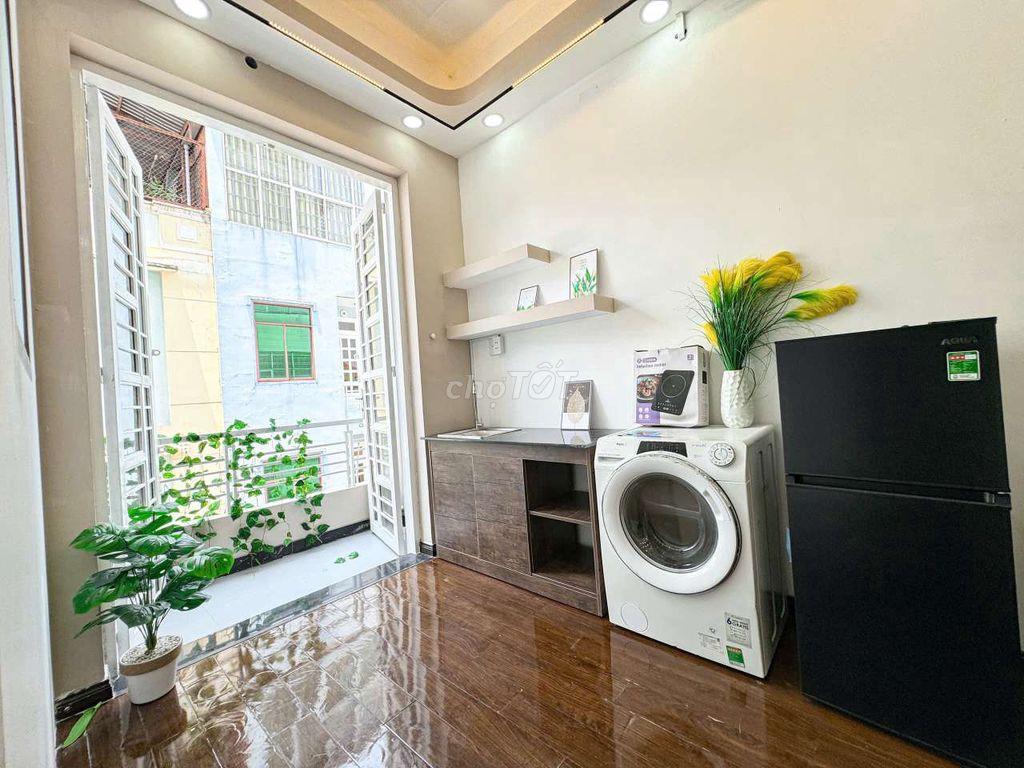 ​Cho thuê căn hộ 2pn 45m2 ban công - Tô Hiến Thành Q10, gần Big C GO!