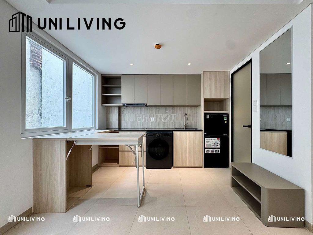Cho thuê căn hộ 40m2 cửa sổ mới 100% - Cách Mạng Tháng 8 Q3, Chợ Hòa H