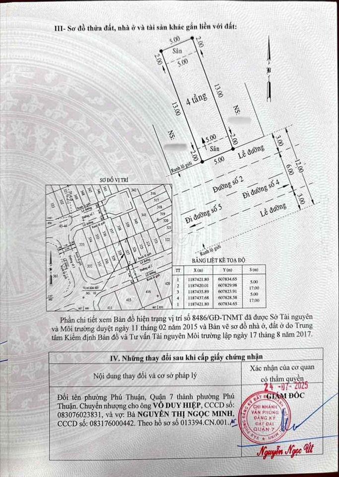BÁN NHÀ Mặt tiền Đường số 2, KDC phía Bắc rạch Bà Bướm, P. Phú Thuận,