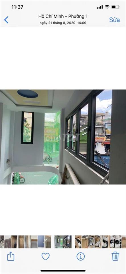 Nhà mới 4 lầu mặt tiền Lý Thái Tổ giá 15 triệu 
