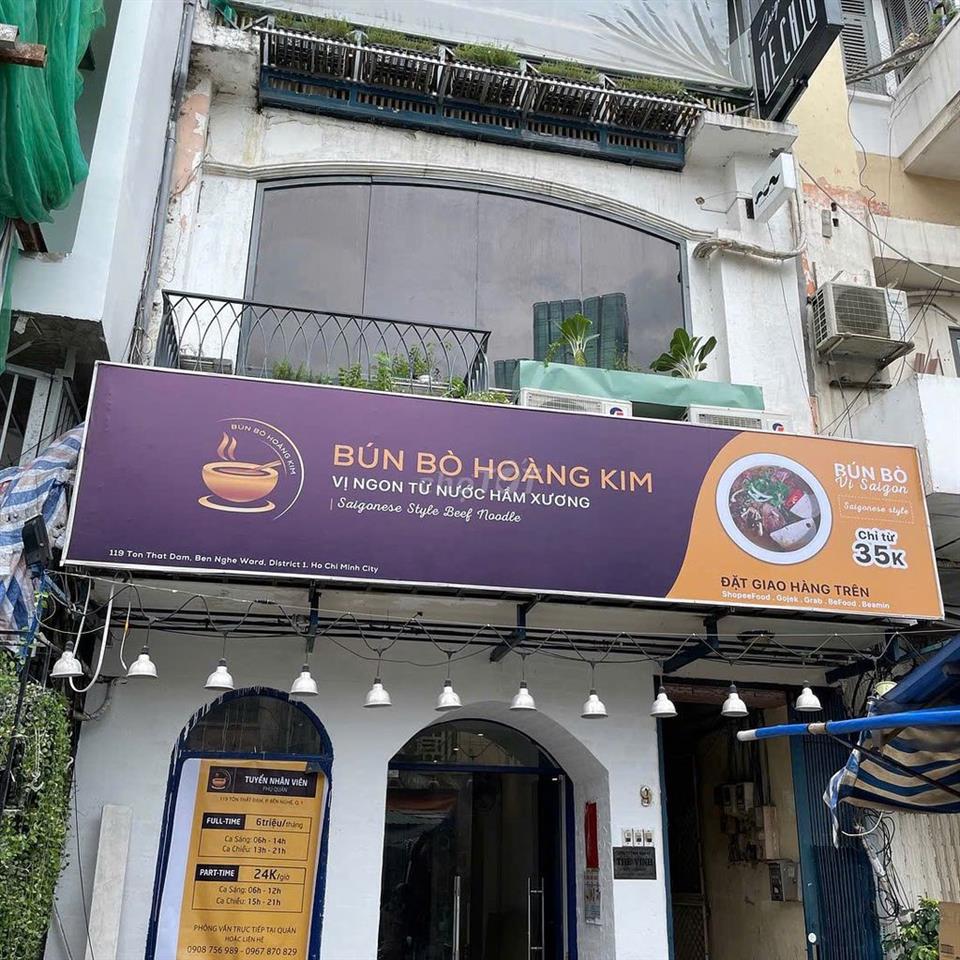MẶT BẰNG MẶT TIỀN KHU PHỐ ĐI BỘ QUẬN 1