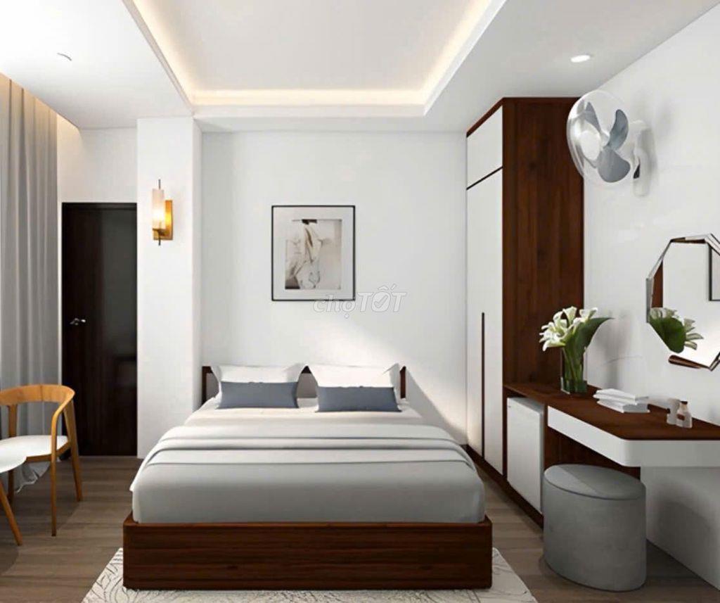 Cho thuê nhà nguyên căn 4 tầng  12 phòng , đầy đủ nội thất 
