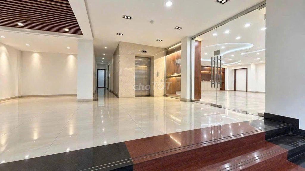TOÀ NHÀ CHO THUÊ 10X16 HẦM 6 TẦNG MẶT TIỀN PHAN ĐĂNG LƯU PN MỚI ĐẸP