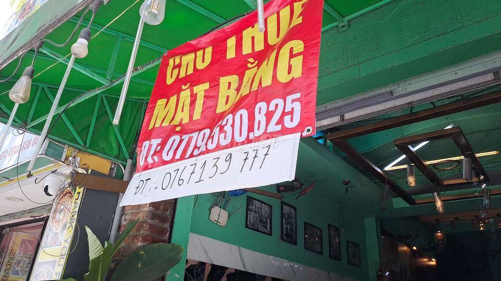Cho mướn mặt bằng số 25 Trịnh Văn Cấn p Cầu Ông Lãnh Q1 diện tích 65m2