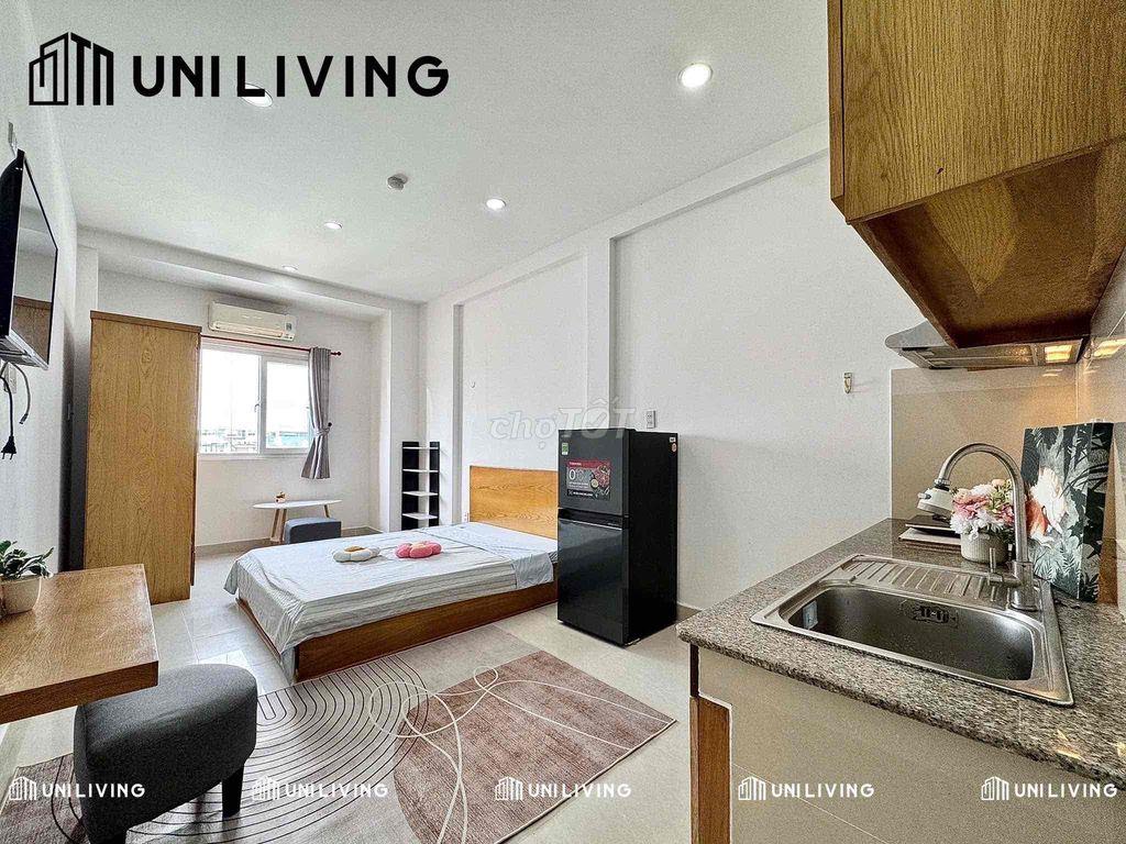 Studio mini rộg 35m2 full nội thất ngay Huflit, UEH, DLichSG,….