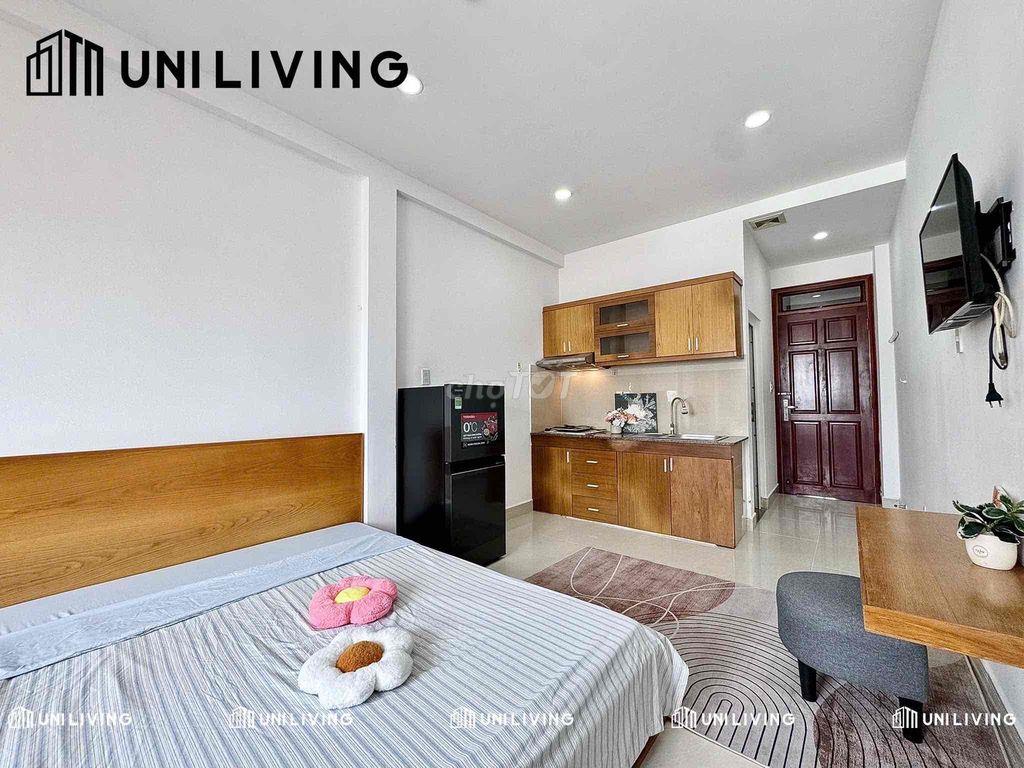 Studio mini rộg 35m2 full nội thất ngay Huflit, UEH, DLichSG,….