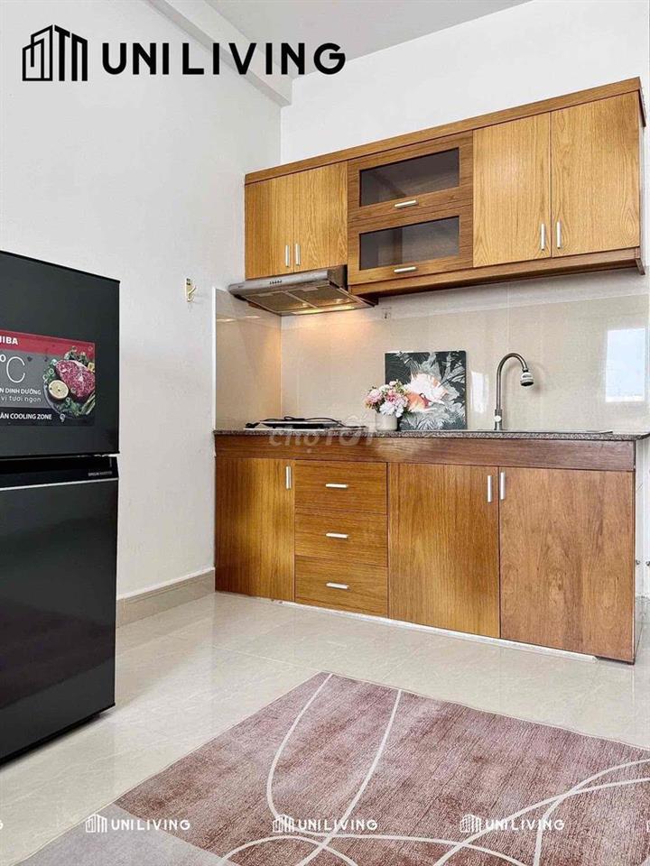 Studio mini rộg 35m2 full nội thất ngay Huflit, UEH, DLichSG,….