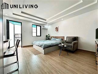 Studio Full nội thất ban công rộng gần ngay trung tâm Q1