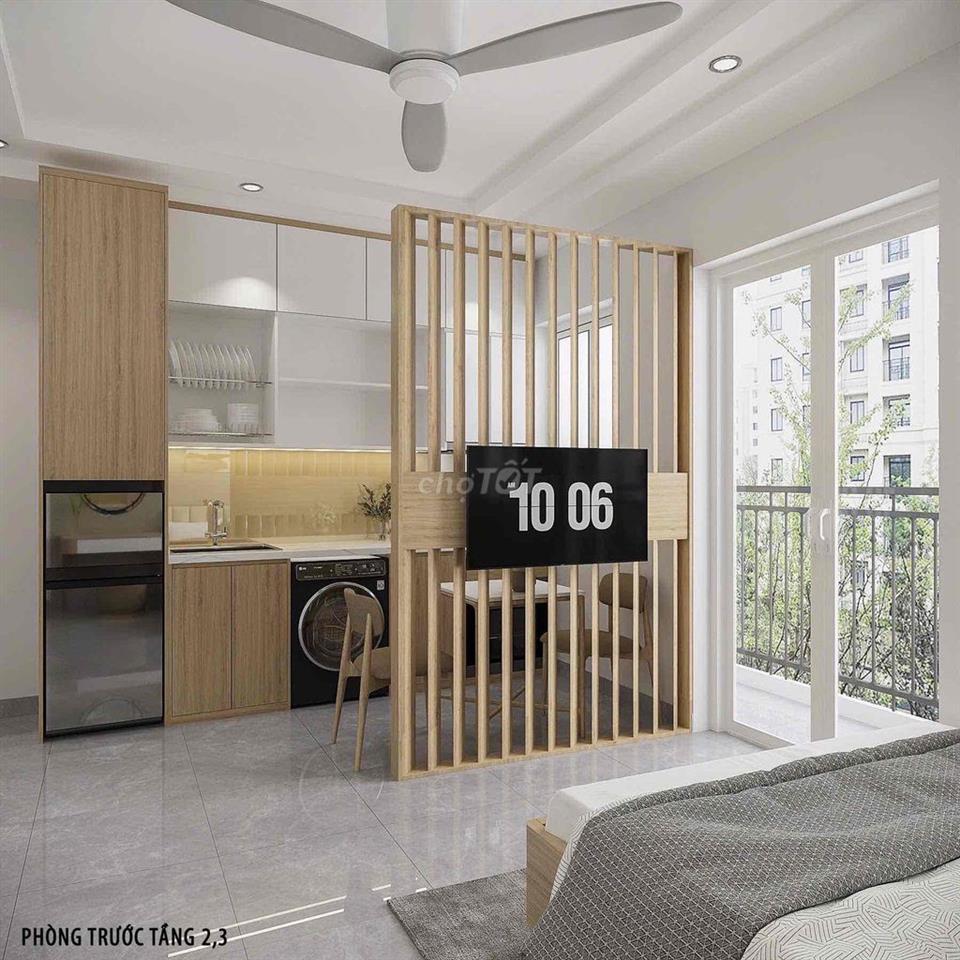 STUDIO BAN CÔNG CỬA SỔ TRỜI THOÁNG MÁT