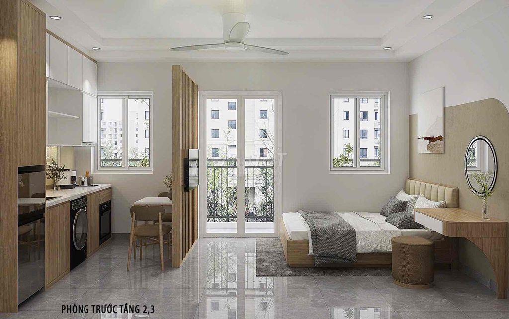 STUDIO BAN CÔNG CỬA SỔ TRỜI THOÁNG MÁT