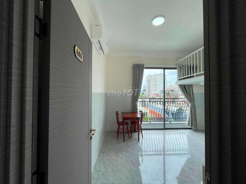 CĂN HỘ DUPLEX BAN CÔNG RỘNG 40M2, GÁC CAO 2M NGAY NHÀ GA T3 