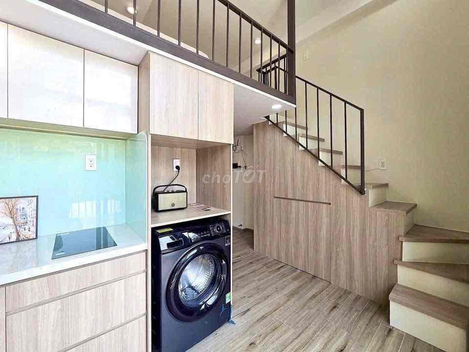 🏡 CHO THUÊ PHÒNG DUPLEX TÁCH BẾP - BAN CÔNG – FULL NỘI THẤT, GẦN ĐẠI H