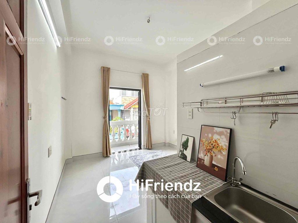 Phòng trọ bancol giá mềm gần cầu vượt cây gõ trống sẵn