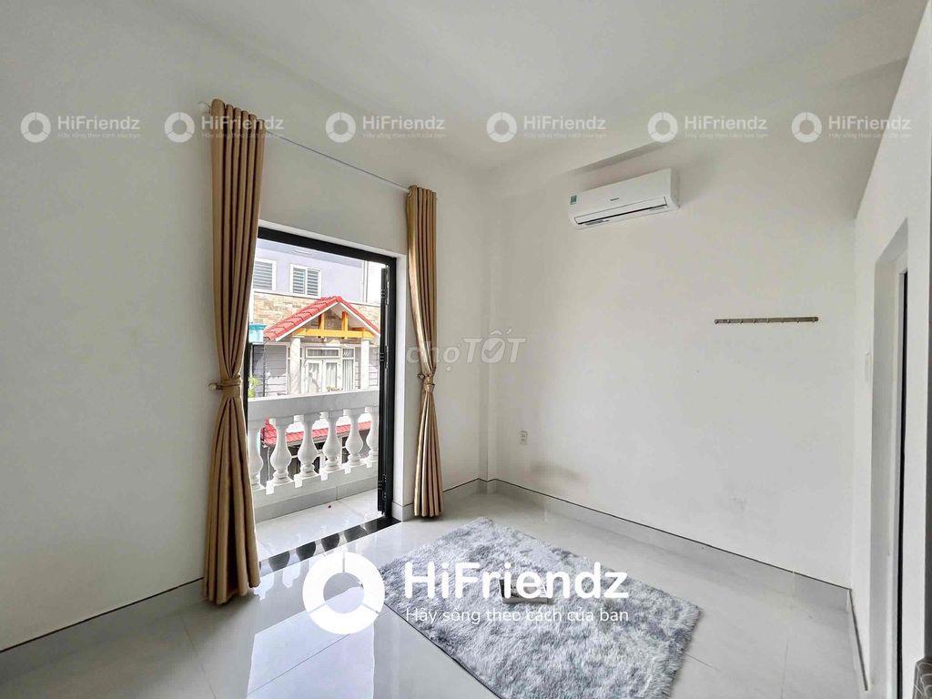 Phòng trọ bancol giá mềm gần cầu vượt cây gõ trống sẵn