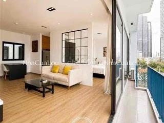 Căn hộ 1 phòng ngủ ban công lớn full nội thất Võ Văn Tần quận 3