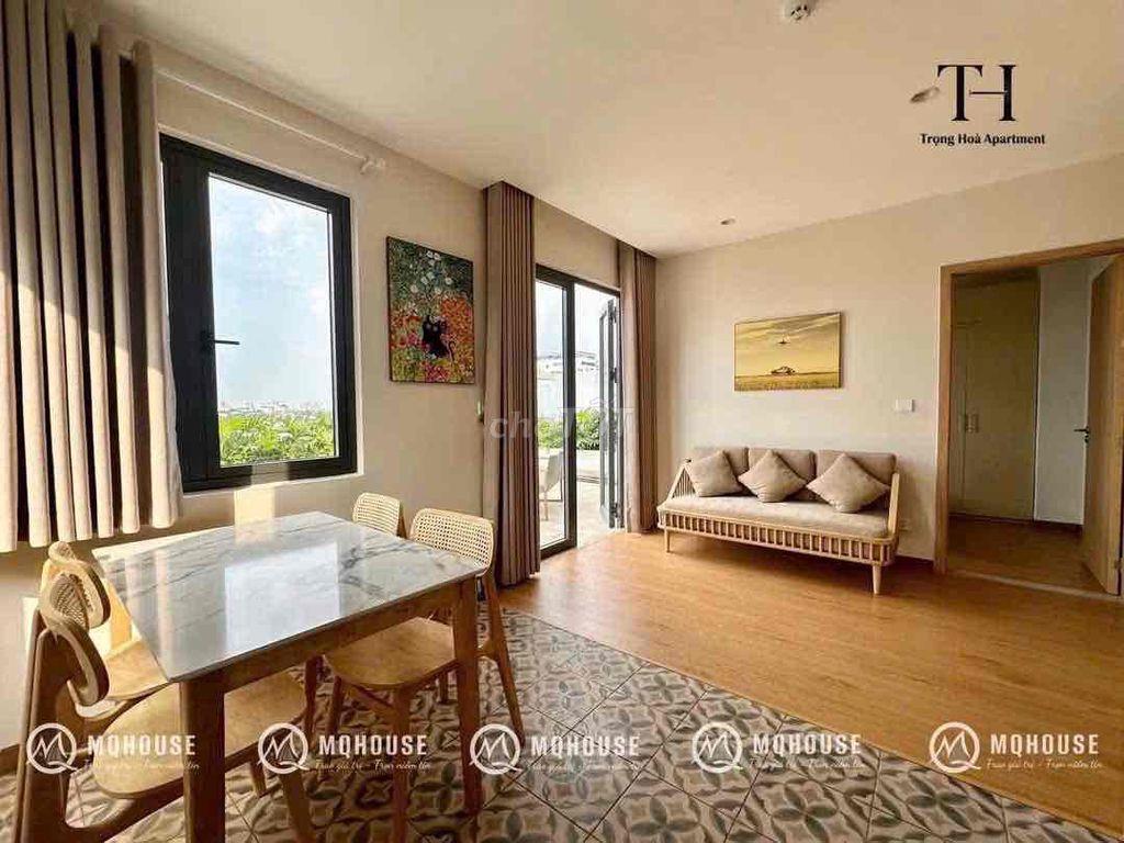Cho thuê căn hộ 1pn bancol full nội thất gần ĐH UFM, TĐT