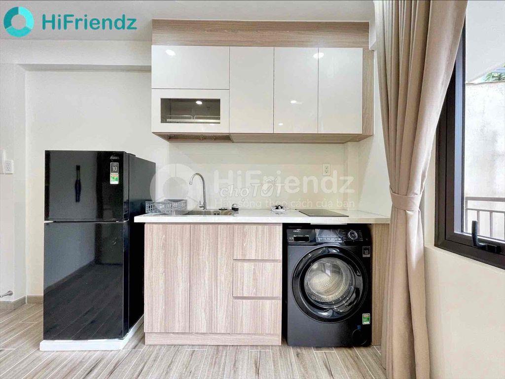 Cho thuê căn hộ bancol 25m2 full nội thấy gần UFM TDTU RMIT NTTU quận
