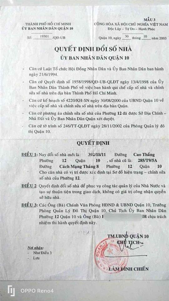 nhà hẻm Cao Thắng trung tâm Q10