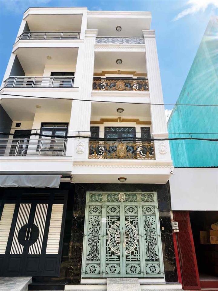 Rẻ, Nhà mới MT Khu Bình Phú Q6, Dt: 4x18, Kết cấu 4 tầng, khu sang đẹp