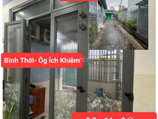 NHÀ BÌNH THỚI- ÔNG ÍCH KHIÊM DT; 3,8 X 14M 2 TẦNG 3PN