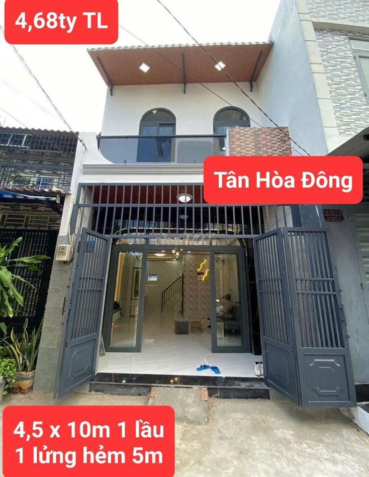 NHÀ HẺM NGUYỄN VĂN LUÔNG 6 X 7M TRỆT 2 TẦNG 3PN 2WC GẦN CHỢ PHÚ LÂM