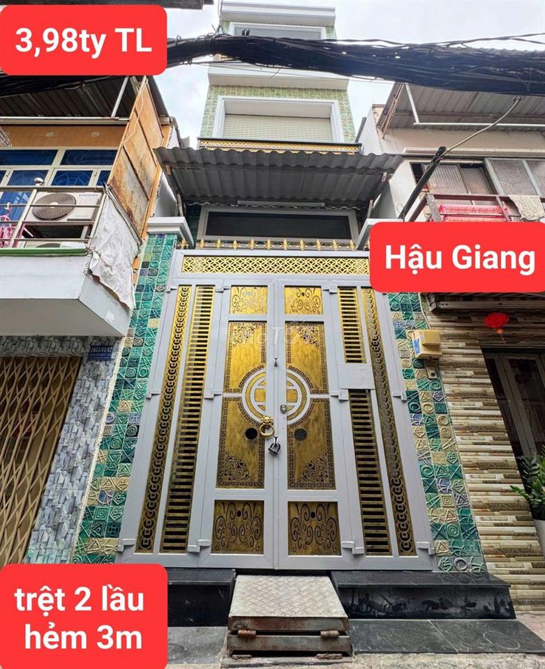 NHÀ HẺM NGUYỄN VĂN LUÔNG 6 X 7M TRỆT 2 TẦNG 3PN 2WC GẦN CHỢ PHÚ LÂM