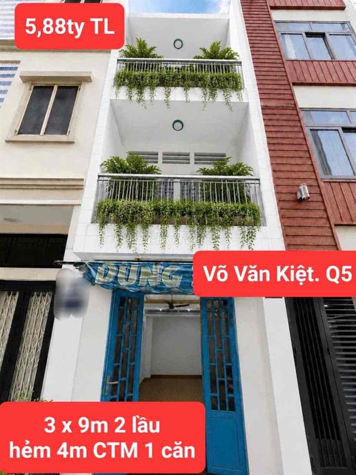 NHÀ 2 MẶT TIỀN HẺM Ô TÔ