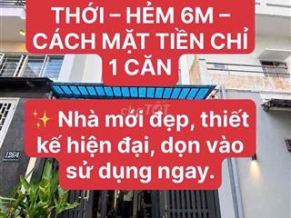 BÌNH THỚI- LÊ ĐẠI HÀNH- 4 TẦNG BTCT- HẺM 6M- CMT 1 CĂN