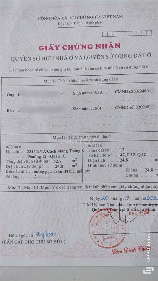 Nhà quận 10