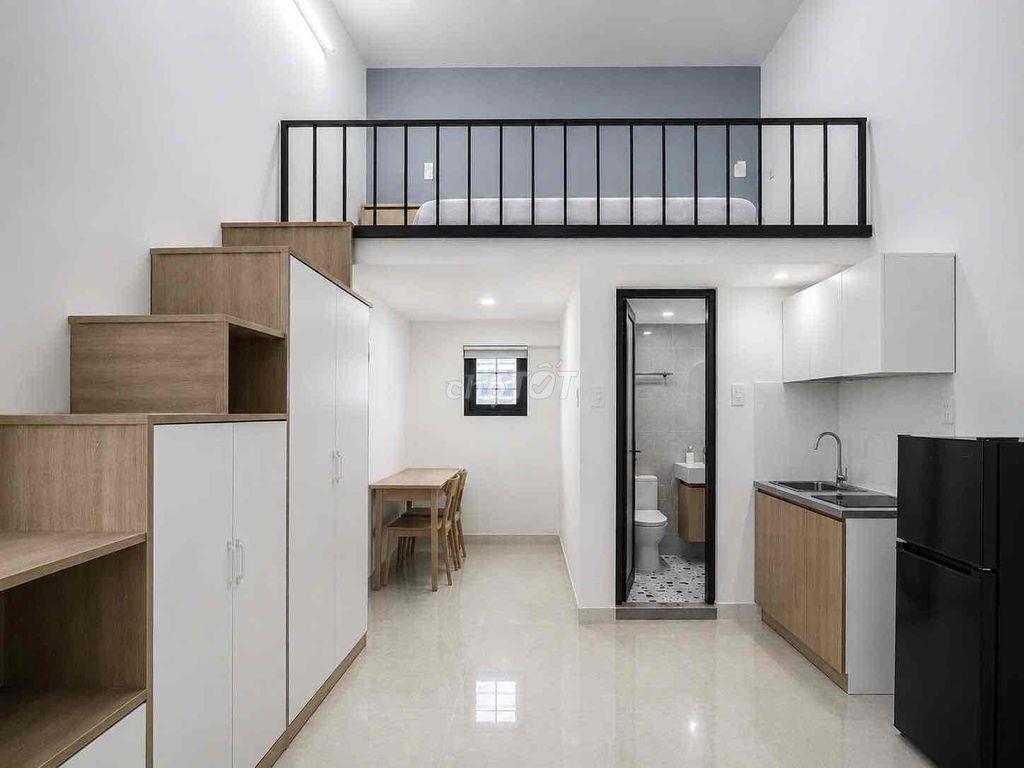 Duplex Gác cao 2m có 2 chổ ngủ Full Nội thất trống sẵn
