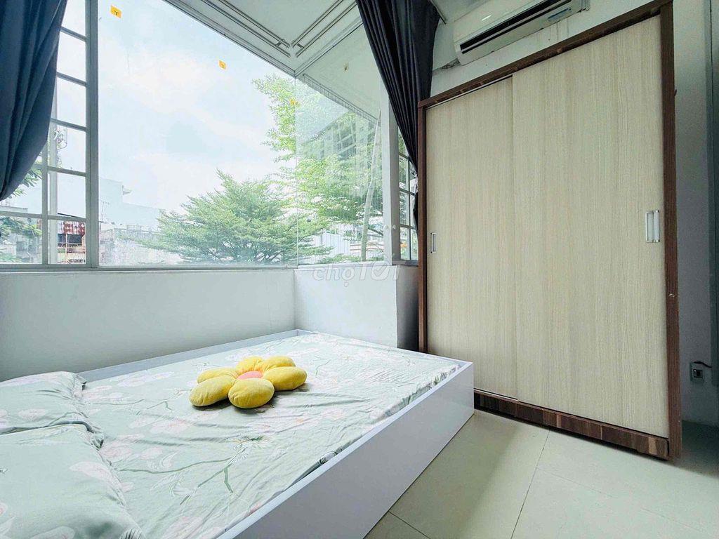 PHÒNG 1PN TÁCH BẾP BAN CÔNG FULL NT GẦN ĐH VĂN HIẾN -  HIUT , TÂN PHÚ