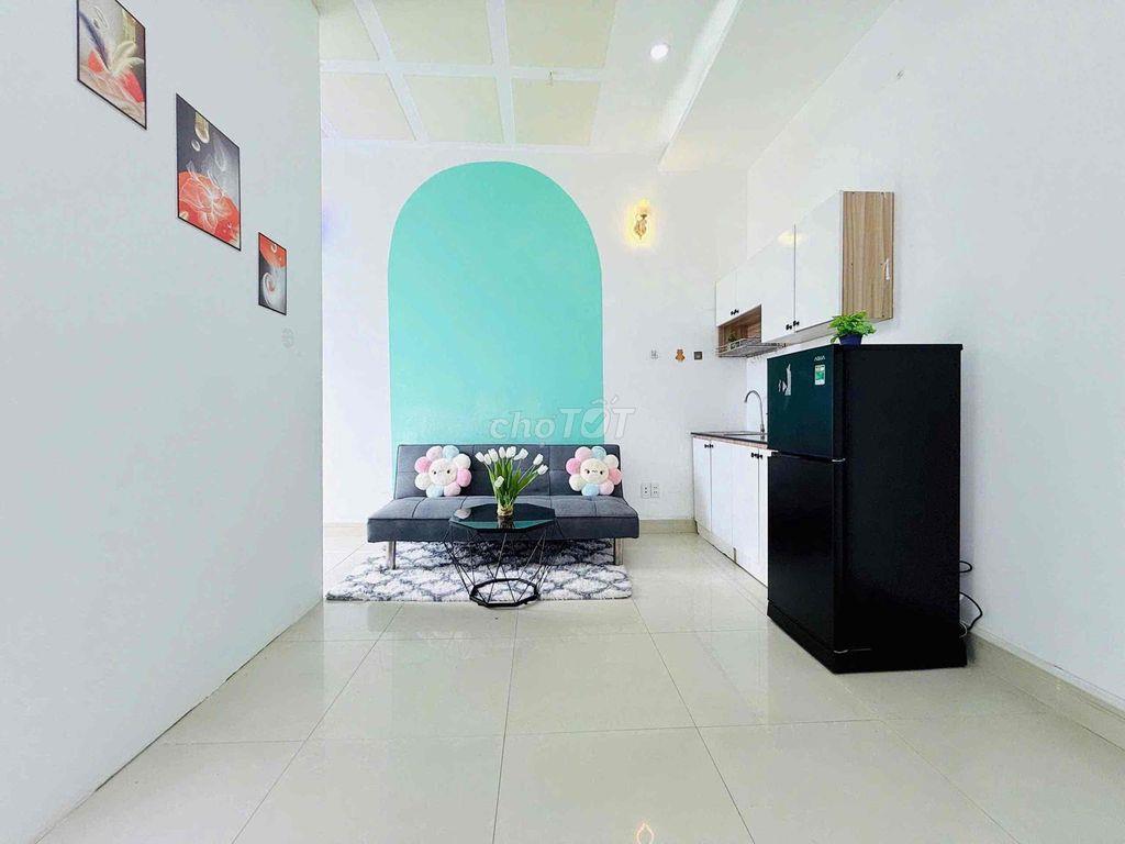PHÒNG 1PN TÁCH BẾP BAN CÔNG FULL NT GẦN ĐH VĂN HIẾN -  HIUT , TÂN PHÚ